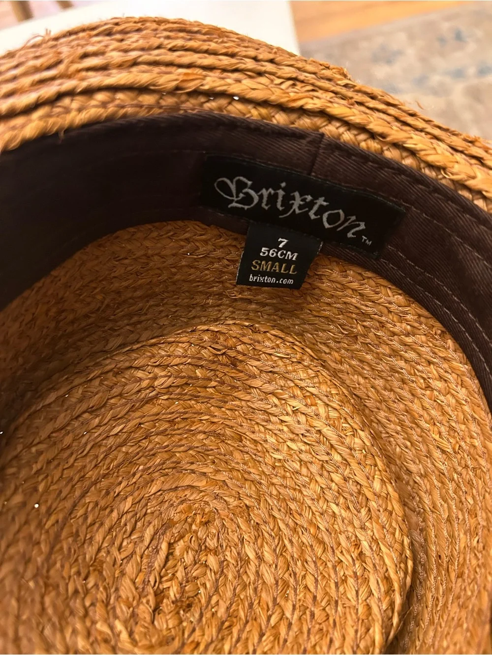 Brixton Woven Straw Hat with Black Band